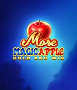 Step into the enchanting world of More Magic Apple Hold and Win Slot by 3 Oaks Gaming, showcasing a shimmering red apple on a vivid blue background. This image portrays the enchanting theme with a touch of mystery. Ideal for those enchanted by fairy-tale slots, the vibrant color scheme and attractive design make this slot stand out. 