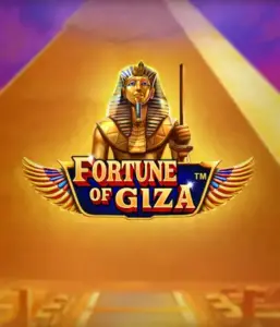 Uncover the ancient world of the Fortune of Giza game by Pragmatic Play, showcasing a majestic depiction of a Pharaoh amid the iconic pyramid backdrop. This graphic conveys the richness of Egyptian heritage, ideal for history buffs, delivering a captivating adventure.